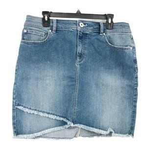 INC Tulip-Hem  Indigo Blue Jean Skirt